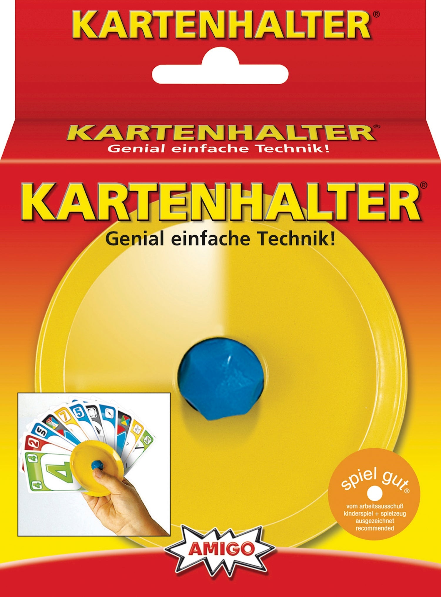 Amigo Kartenhalter gelb