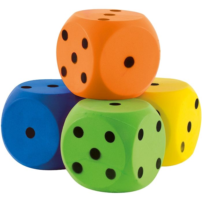 Softwürfel Farben assortiert