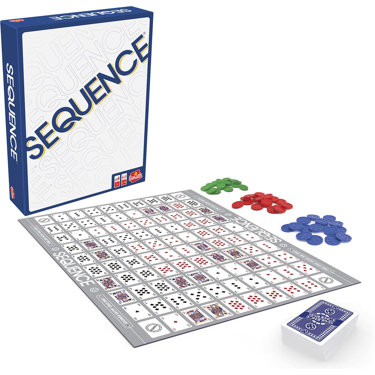 Sequence Classic, d/f/i ab 7 Jahren, 2-12 Spieler, Glücks- und Strategiespiel