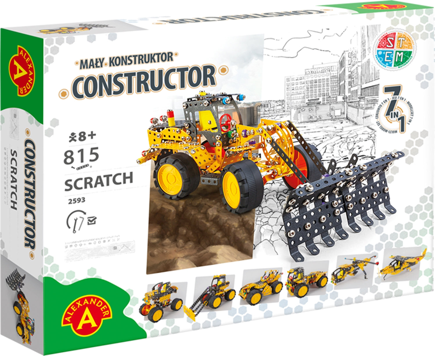 Constructor PRO Scratch 7 in 1 Bauset