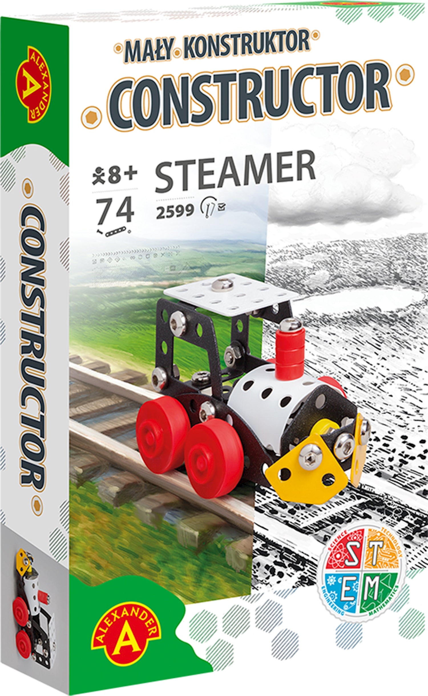 Constructor Steamer (Lok) Bauset