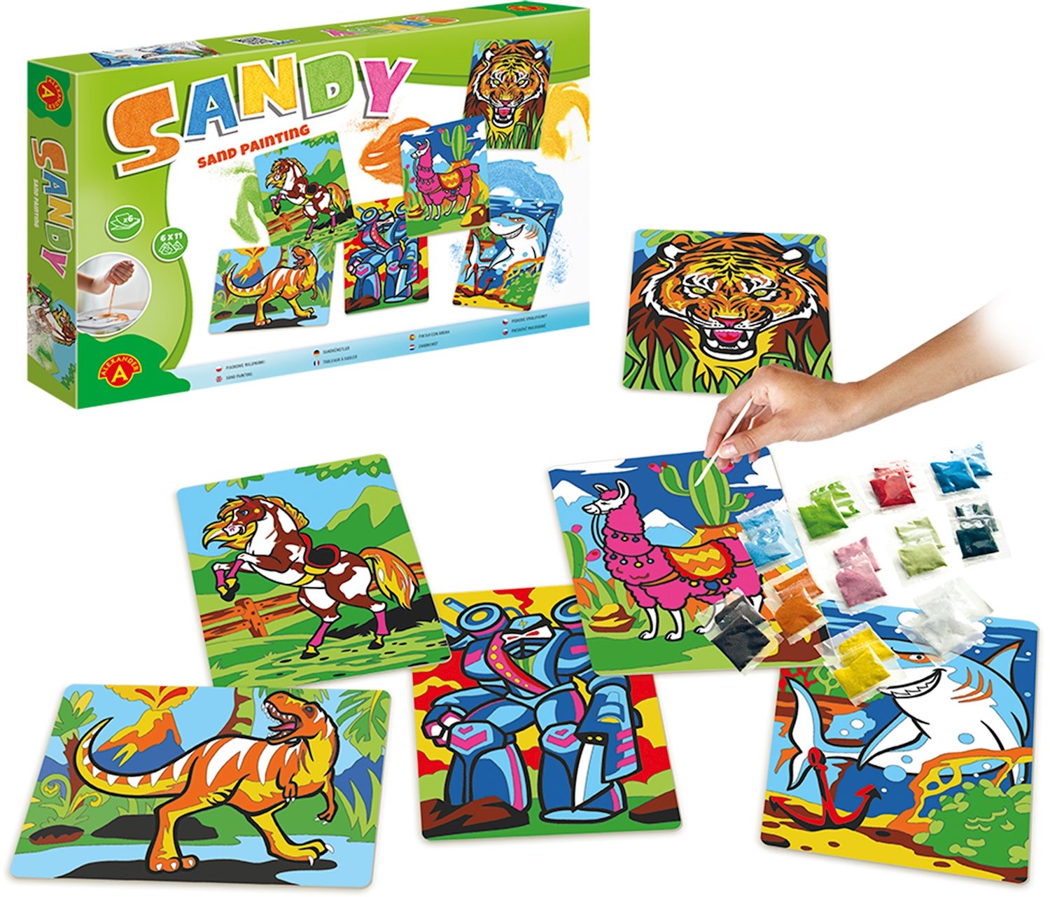 Sandy Maxi Set (6 Bilder) Sandbilder