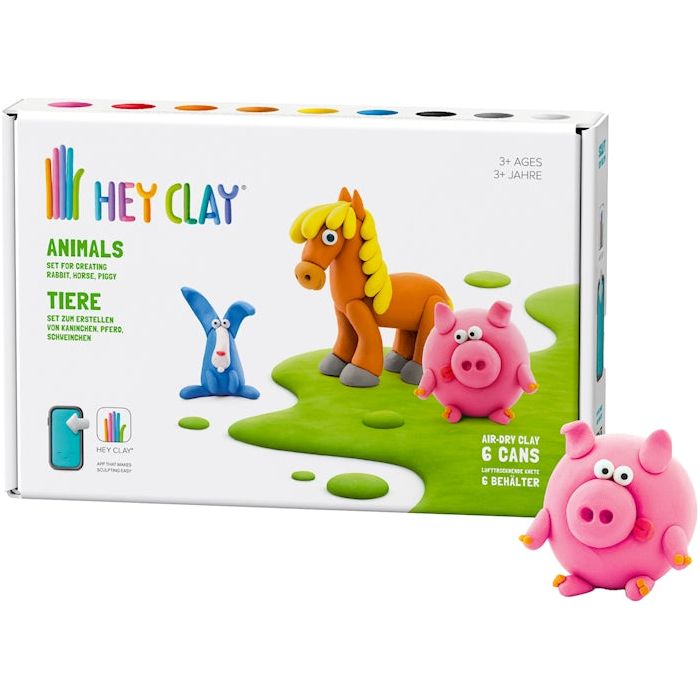 Hey Clay Tiere 6 Dosen