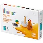 Hey Clay Bauernhof Vögel 6 Dosen