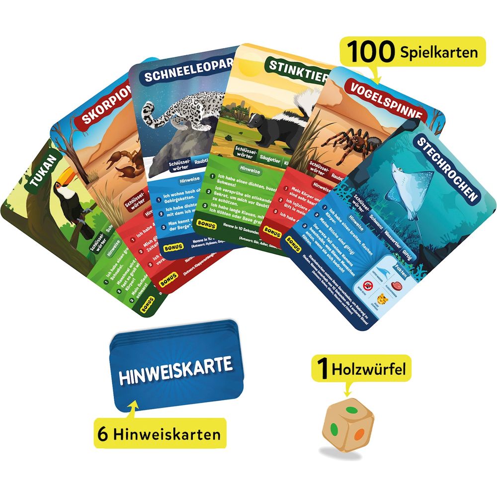 10 Mal raten Megaset Tiere