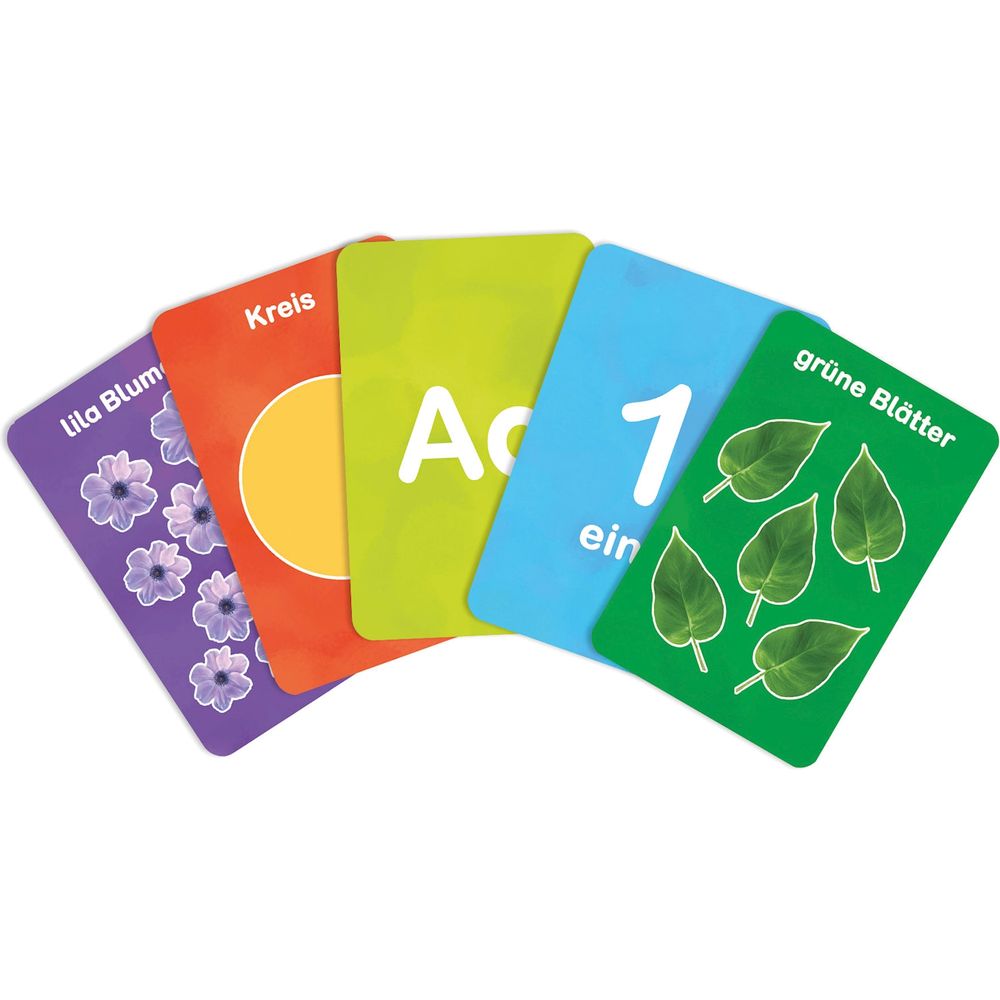 Buchstaben, Zahlen, Formen und Farben