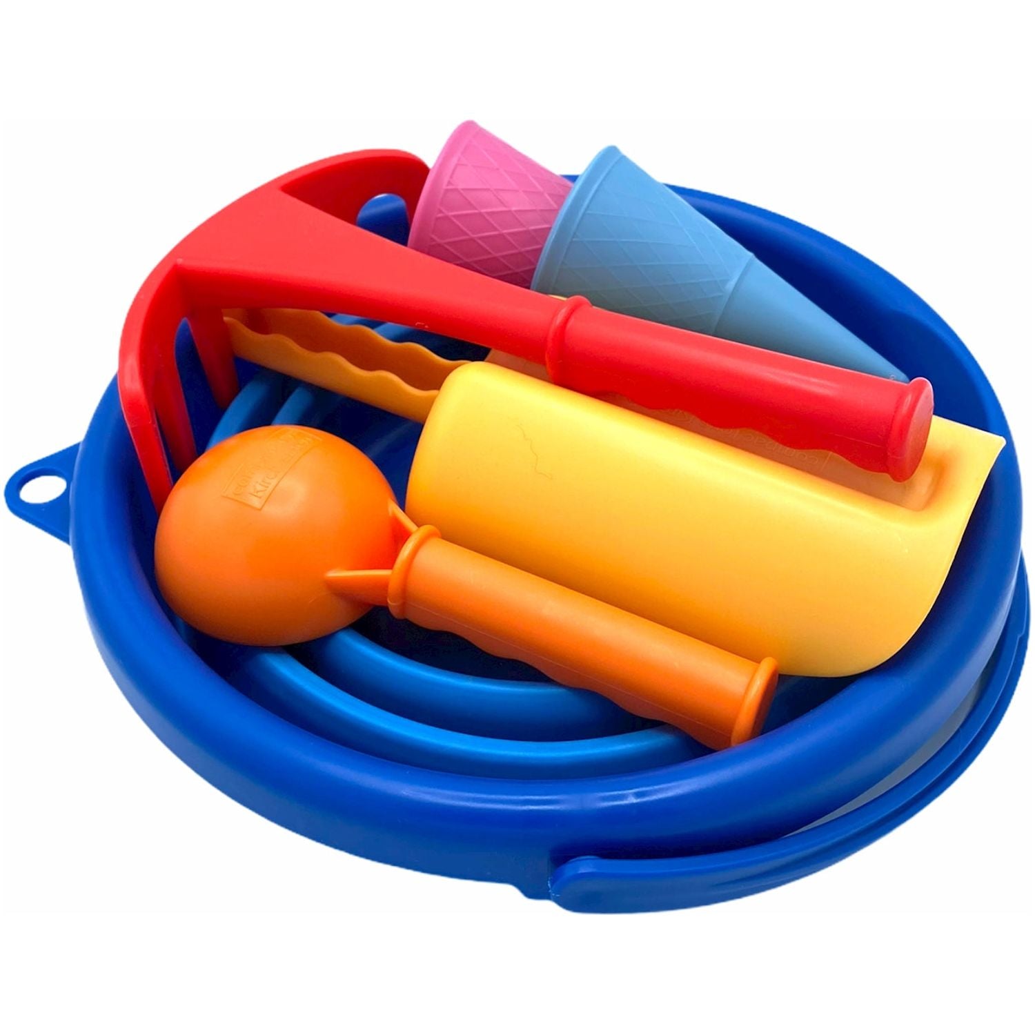 Sand Toys Falteimer-Set blau