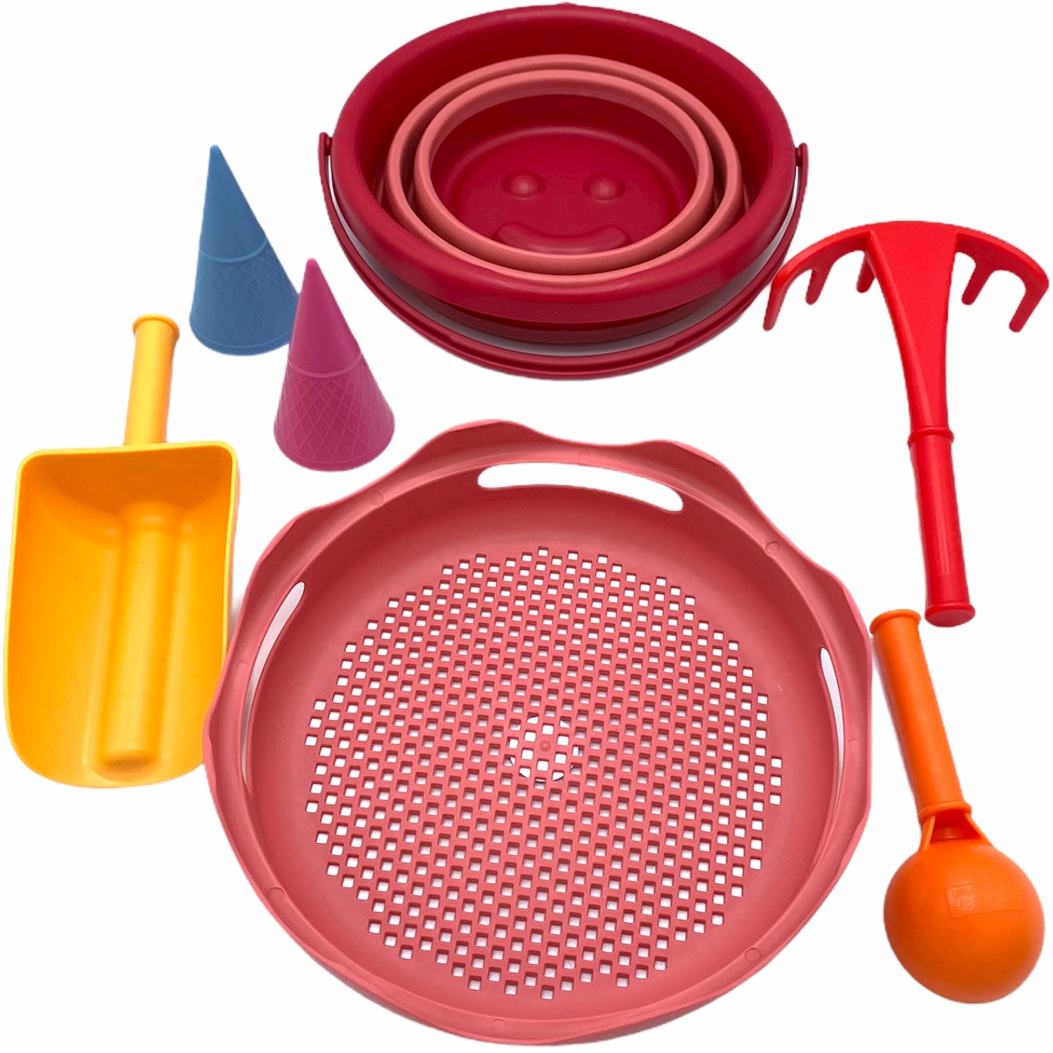 Sand Toys Faleimer-Set rot