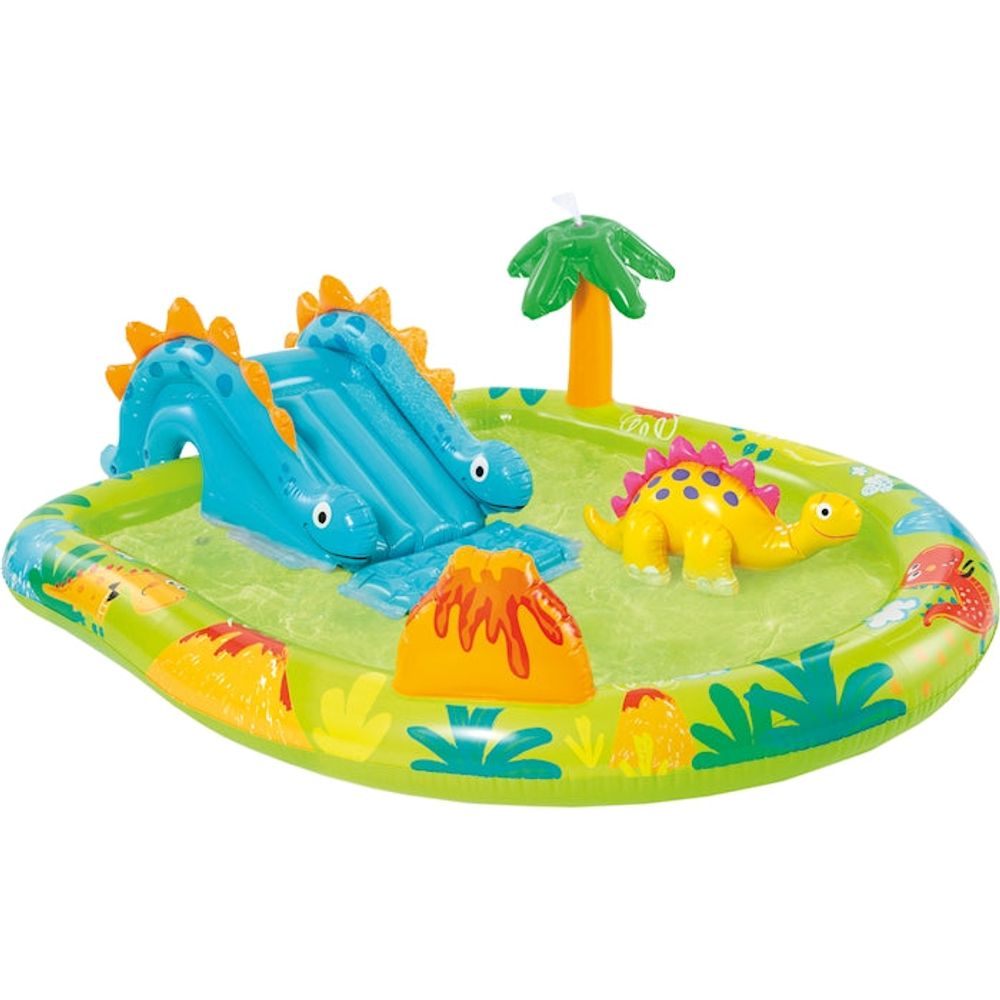 Intex Pool mit Rutsche Kleiner Dino 191x152x58 cm
