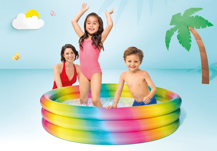 Intex Pool Rainbow Ombre 147x33 cm