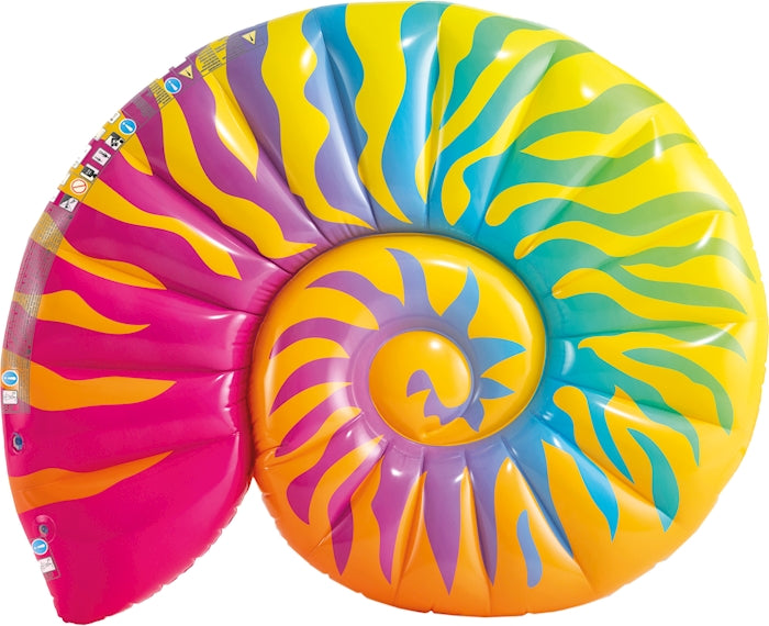 Intex Floater Muschel Regenbogen 157x127x25 cm