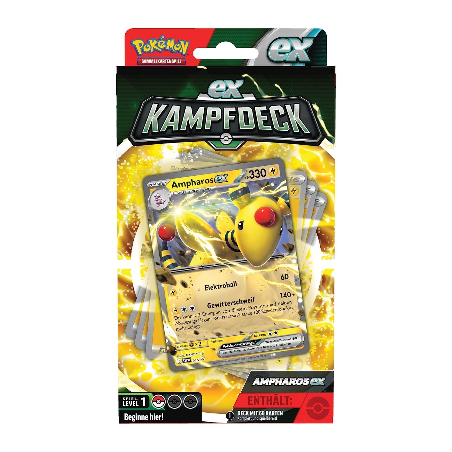 Pokémon-DE Lucario&Ampharos ex Kampdeck