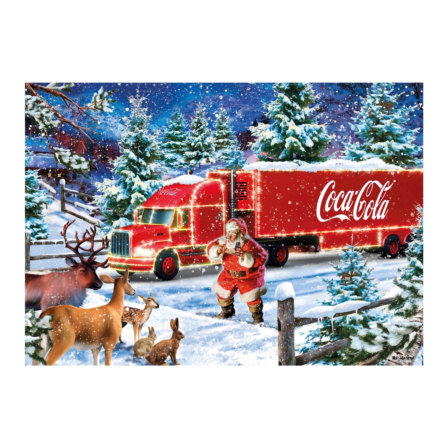 Puzzle - Coca Cola Christmas-Truck