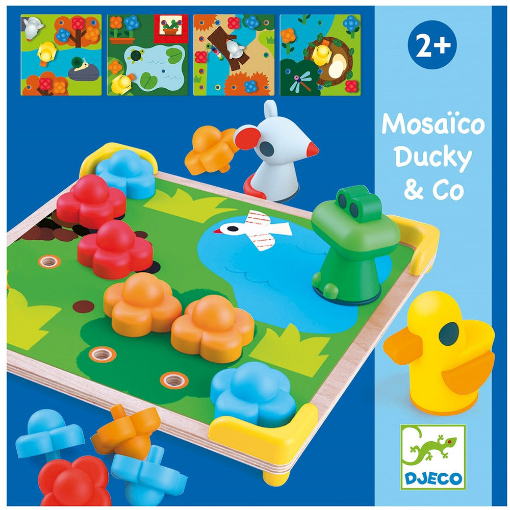 Djeco Lernspiel Mosaico Ducky & Co