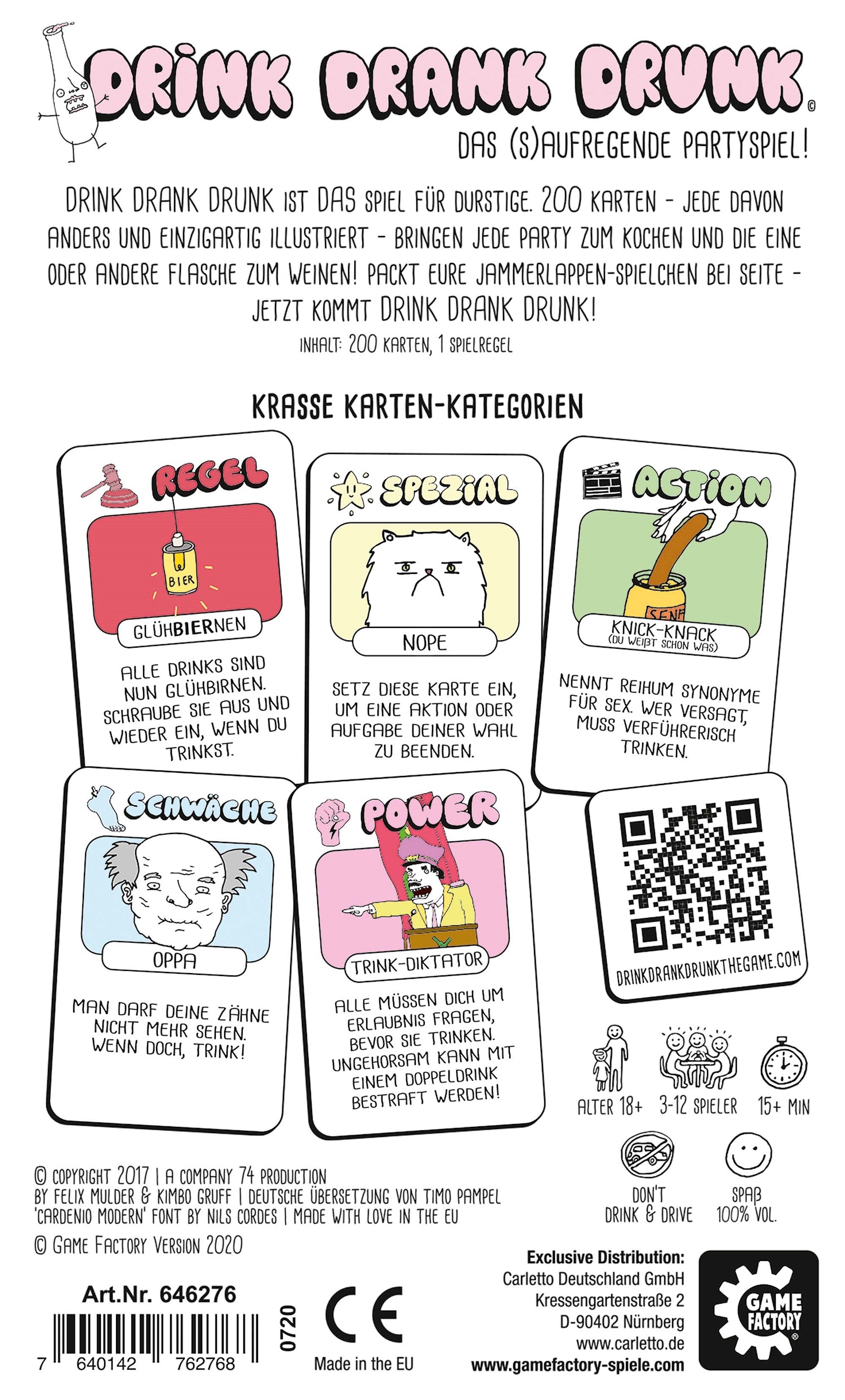 Game Factory Drink Drank Drunk
