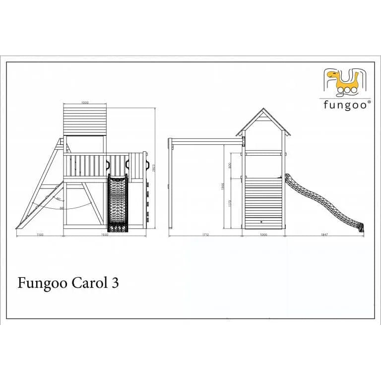 Fungoo CAROL3 slide BLUE