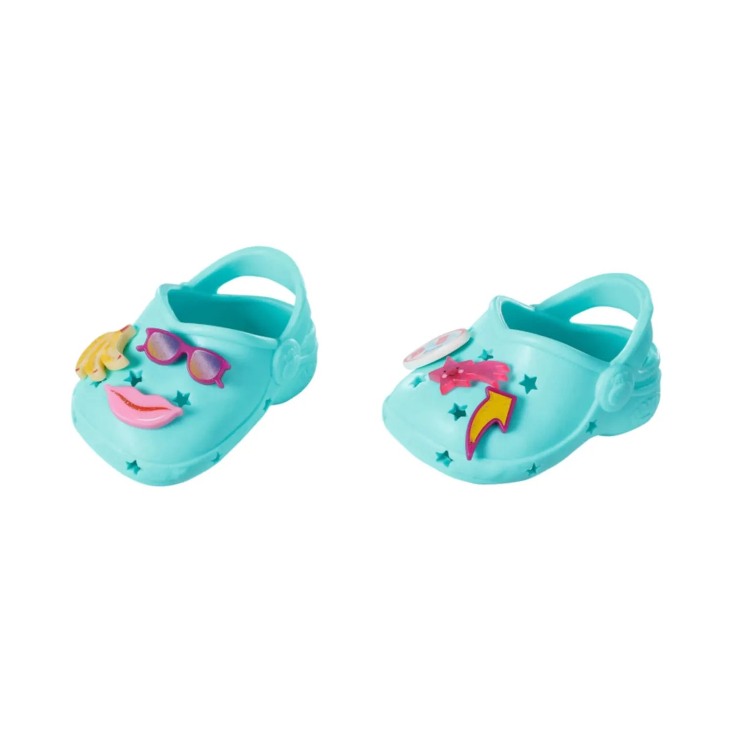 BABY born Schuhe mit Pins assortiert pink/blau/violett