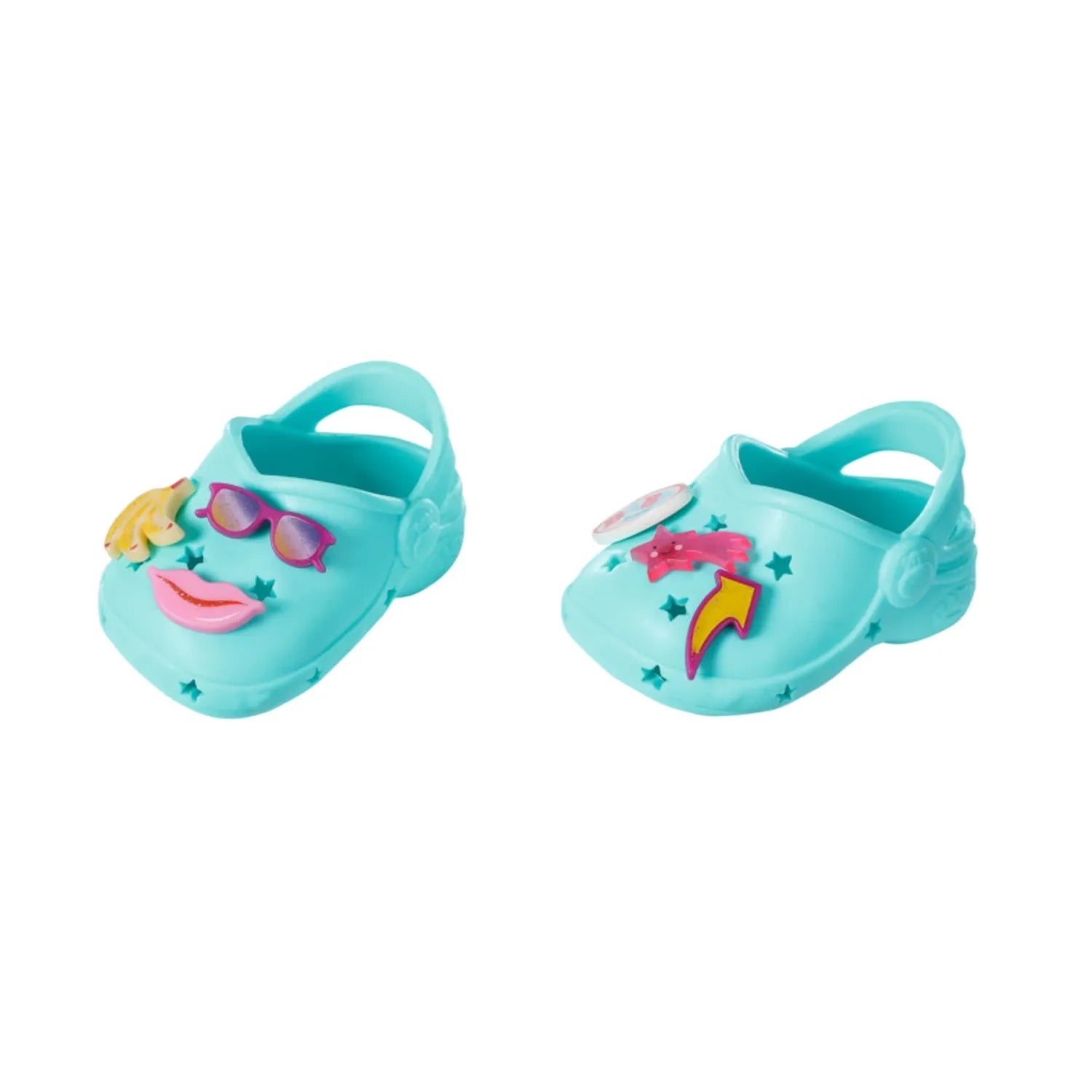 BABY born Schuhe mit Pins assortiert pink/blau/violett