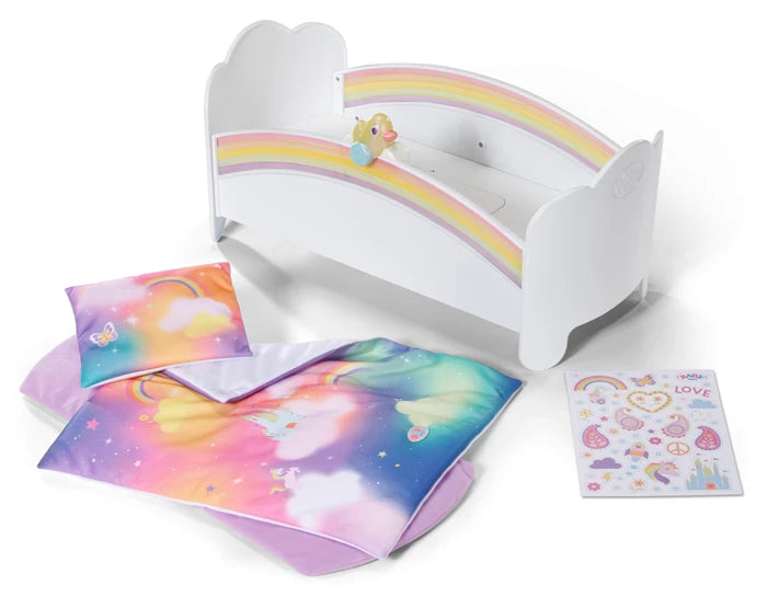 BABY born Regenbogen Bett