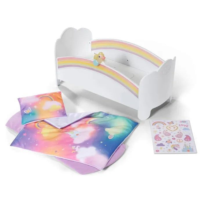 BABY born Regenbogen Bett