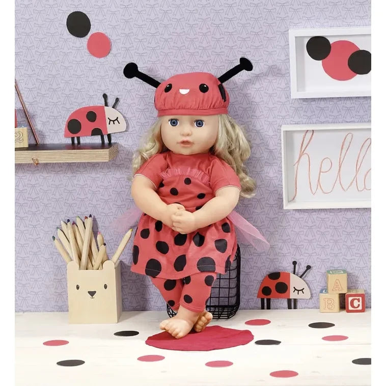 Baby Anabell Dolly Moda Marienkäfer Outfit(3) 39-46 cm