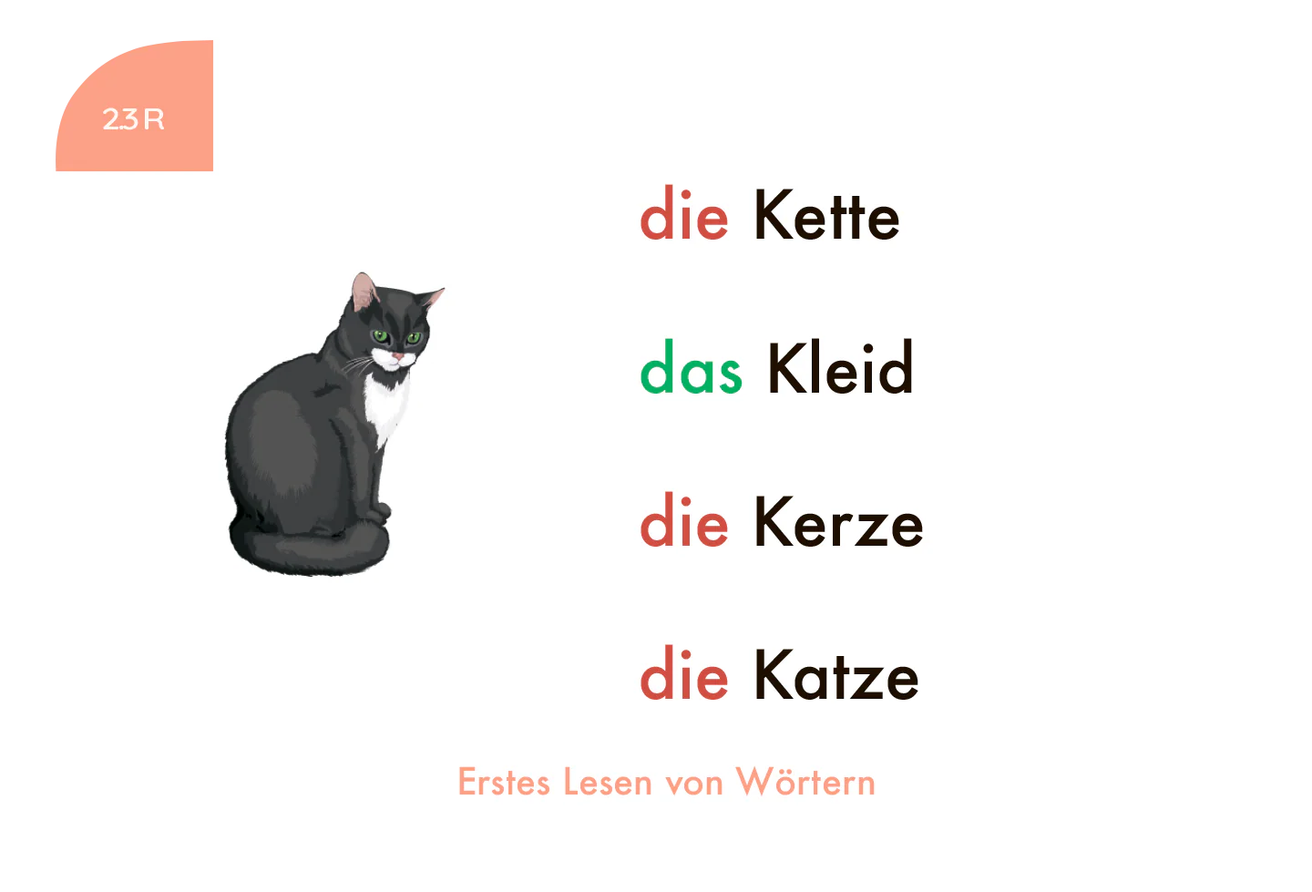 Kölner Lernspielverlag Erstes Lesen von Wörtern 1. Klasse