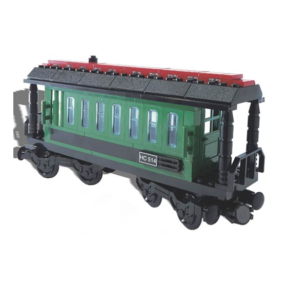 LEGO City Grüner Passenger Wagon 10015
