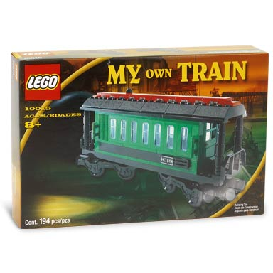 LEGO City Grüner Passenger Wagon 10015