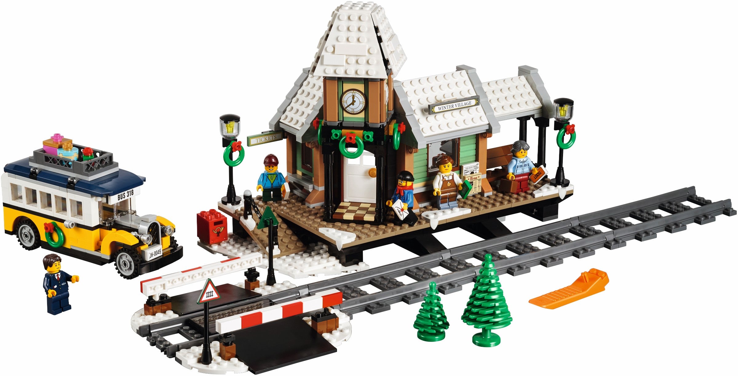 LEGO Creator Winterlicher Bahnhof 10259