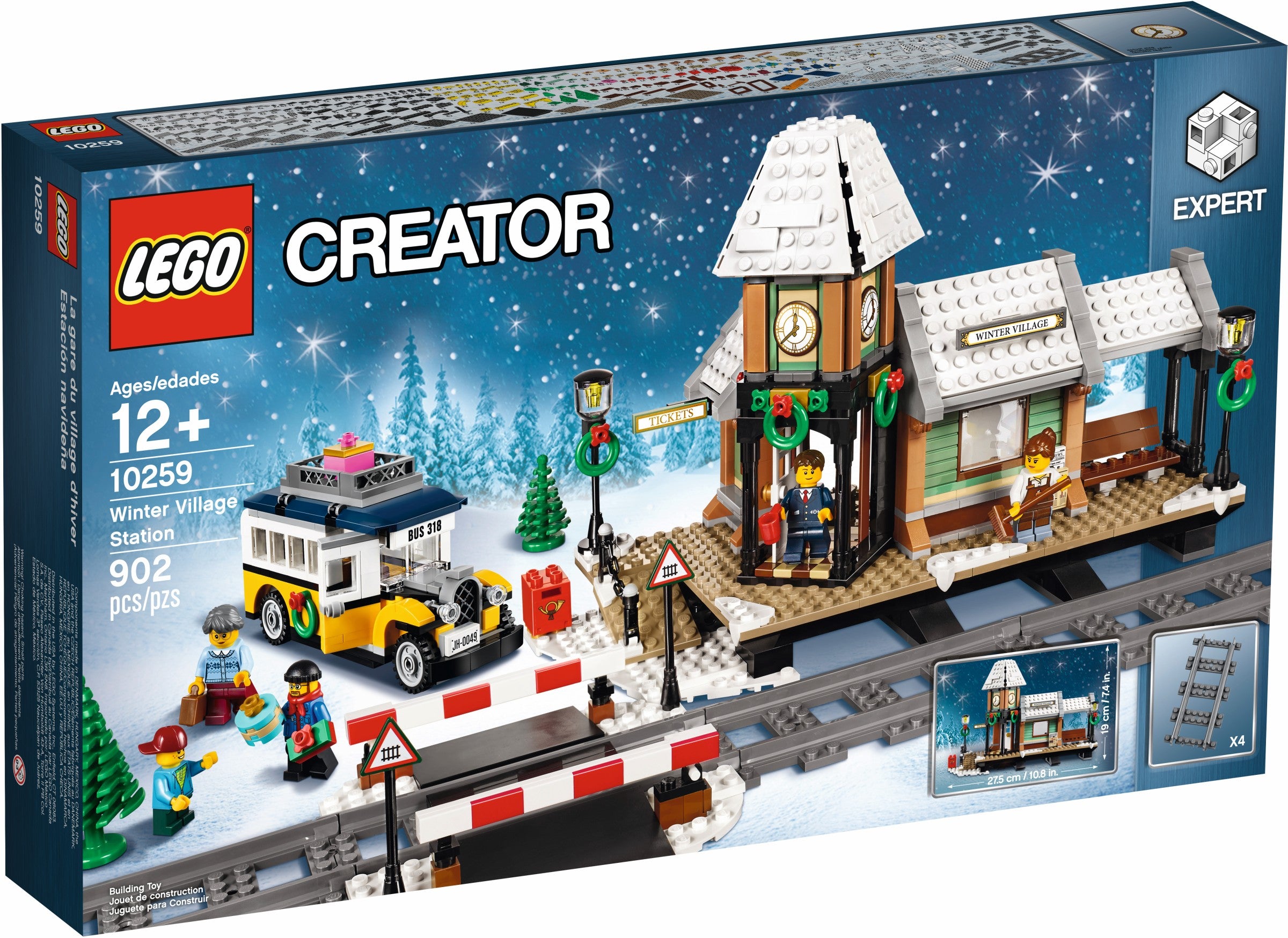 LEGO Creator Winterlicher Bahnhof 10259