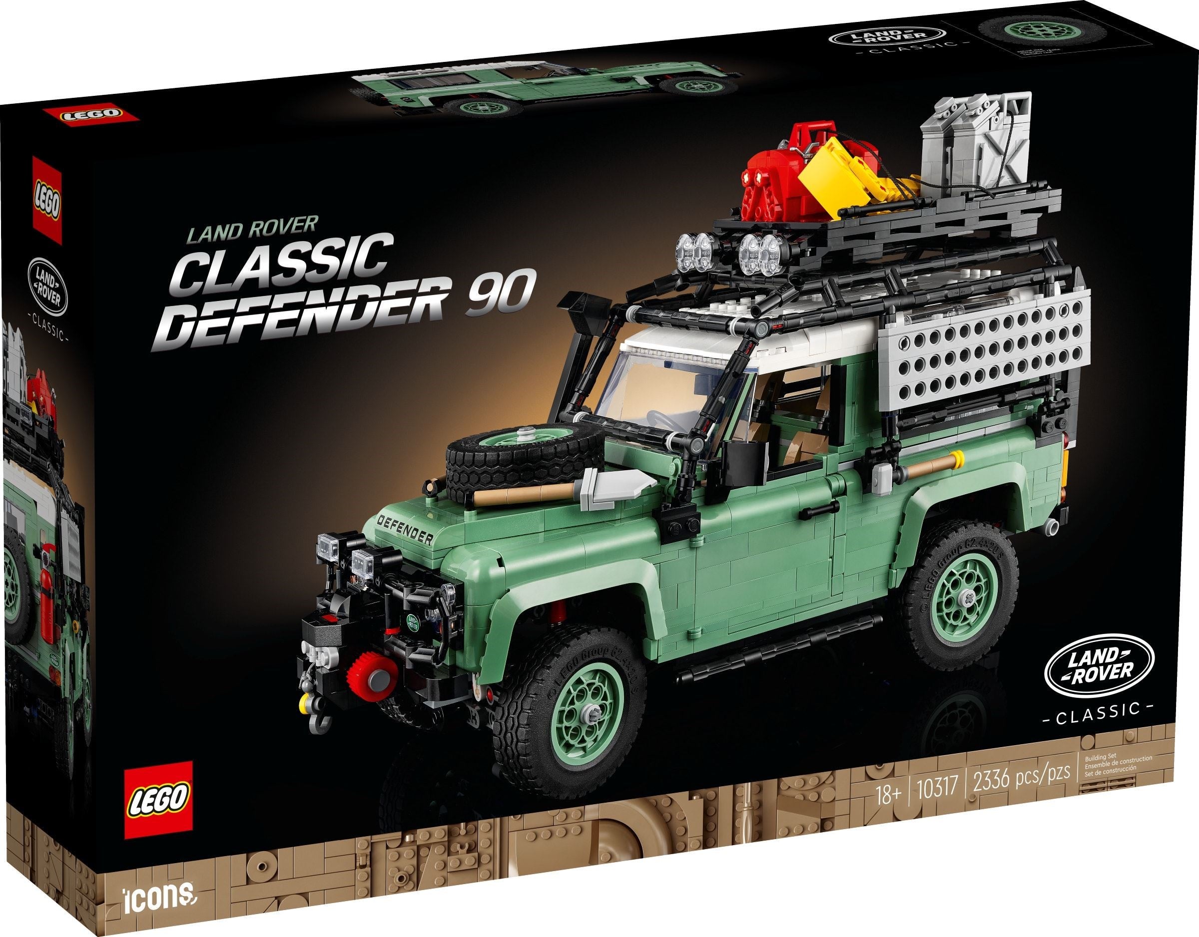 LEGO Icons Klassischer Land Rover Defender 90 10317