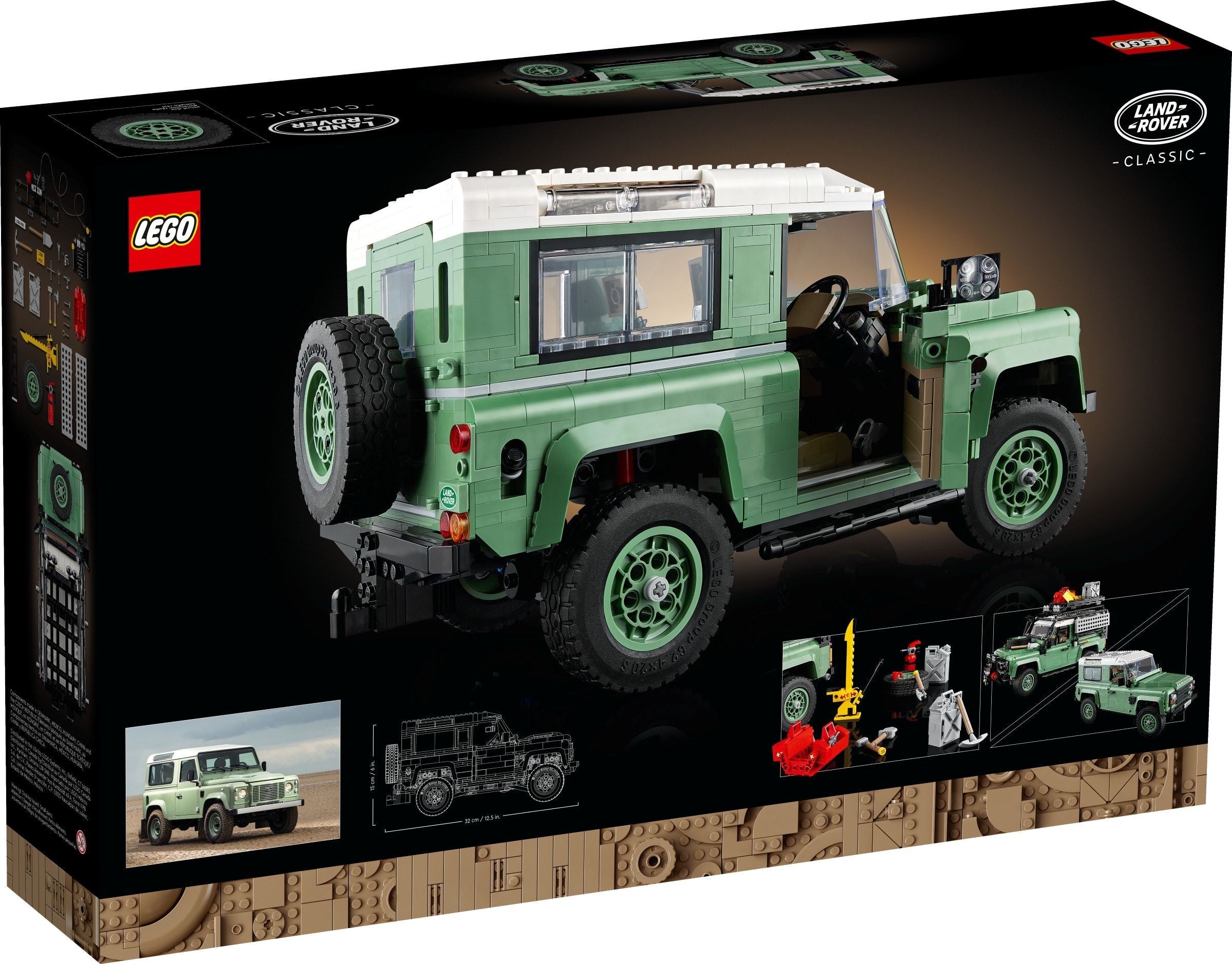LEGO Icons Klassischer Land Rover Defender 90 10317