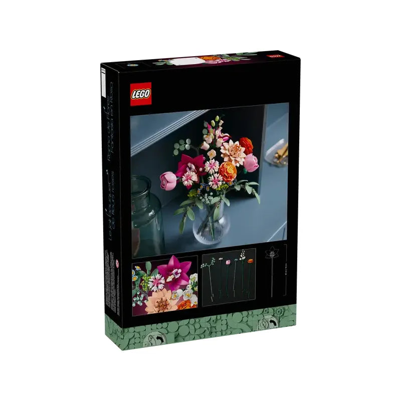 LEGO Botanicals Schöner Rosafarbener Blumenstrauss 10342