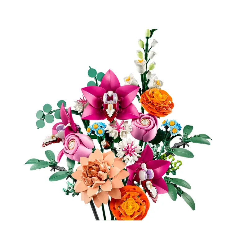 LEGO Botanicals Schöner Rosafarbener Blumenstrauss 10342