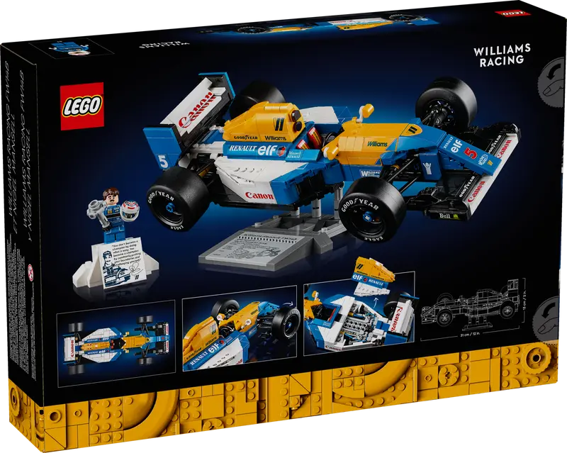 LEGO Icons Williams Racing FW14B mit Nigel Mansell 10353