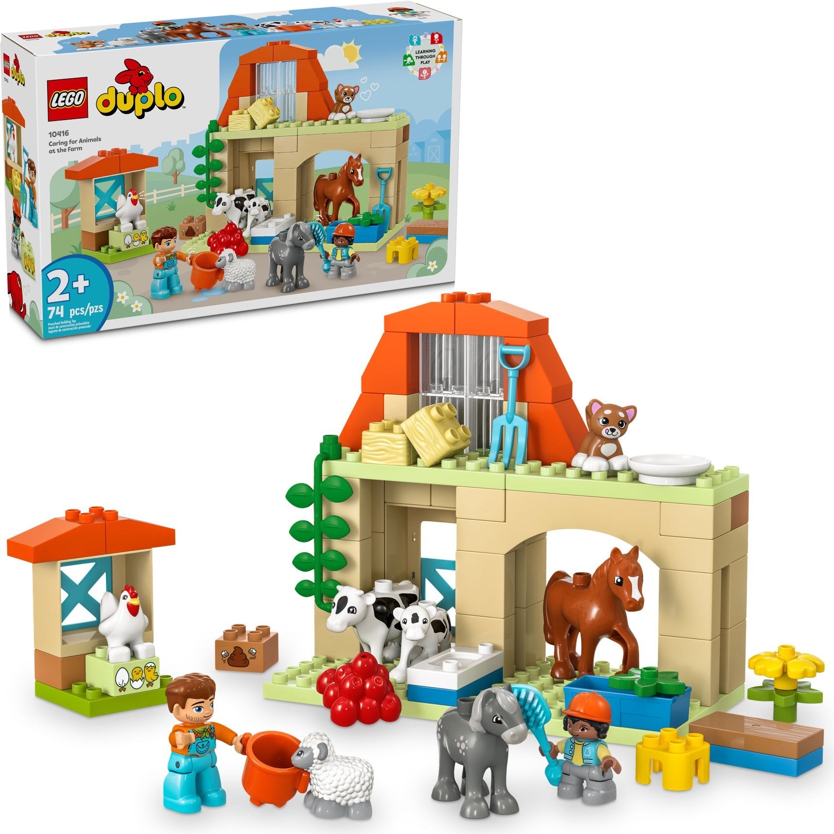 LEGO Duplo Tierpflege auf dem Bauernhof (74 Teile) 10416