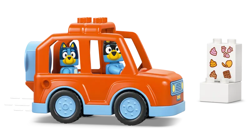 LEGO DUPLO Bluey Ausflug zur Eisdiele mit Bluey 10458