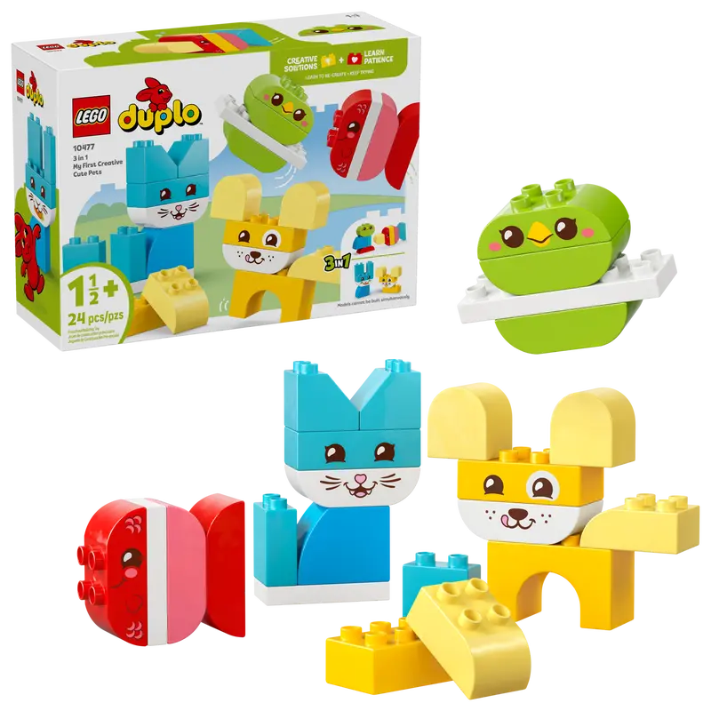 LEGO DUPLO My First 3-in-1 Kreative Tiere 10477