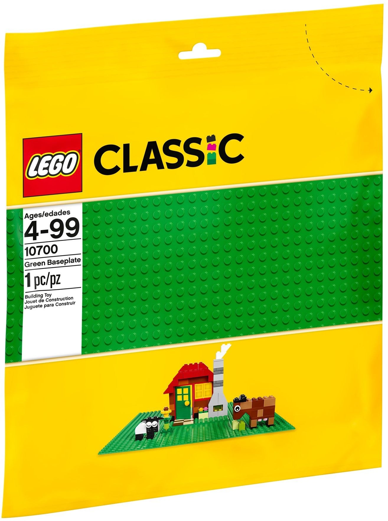 Plaque de base LEGO Classic vert 10700