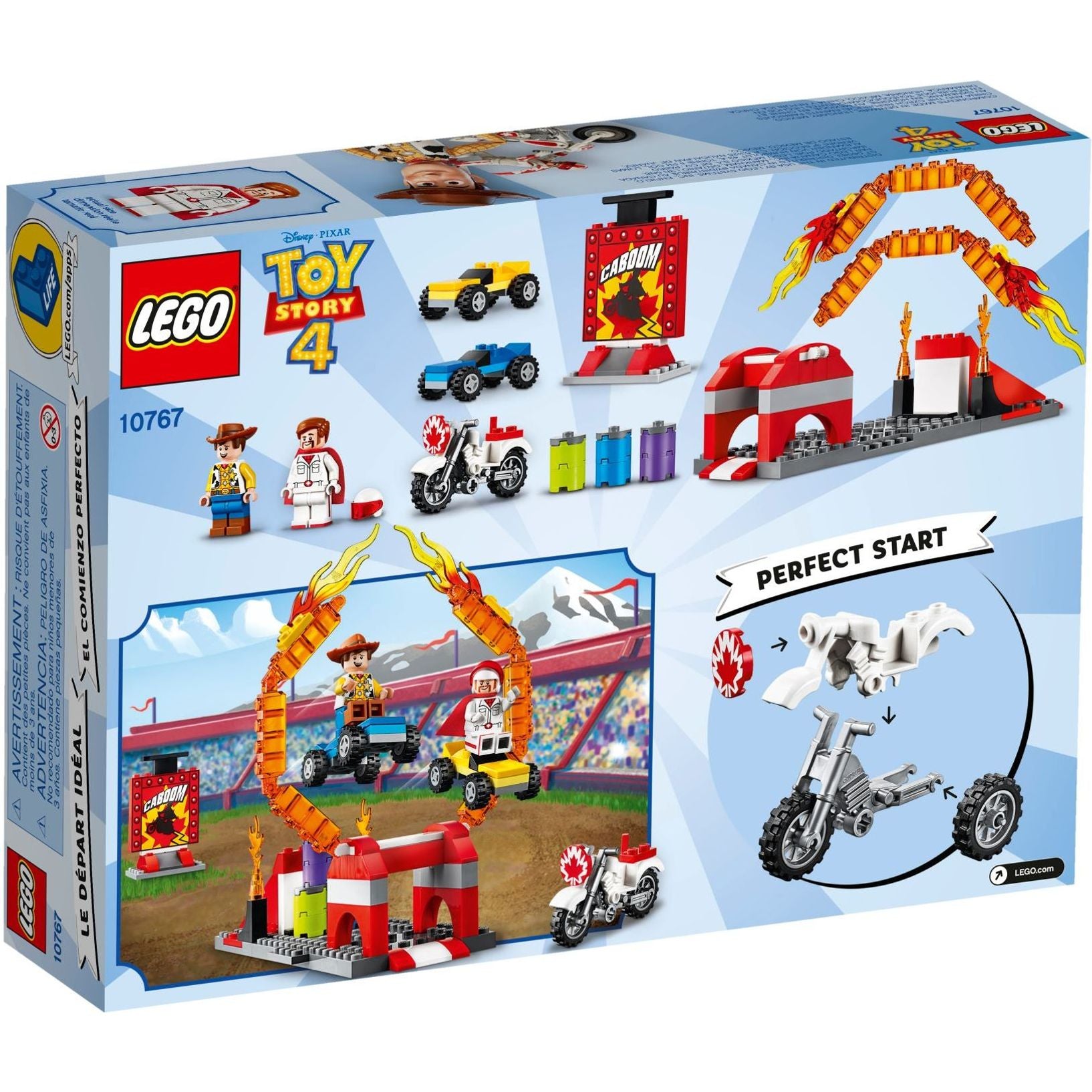 LEGO Disney Le spectacle de cascades de Duke Caboom 10767