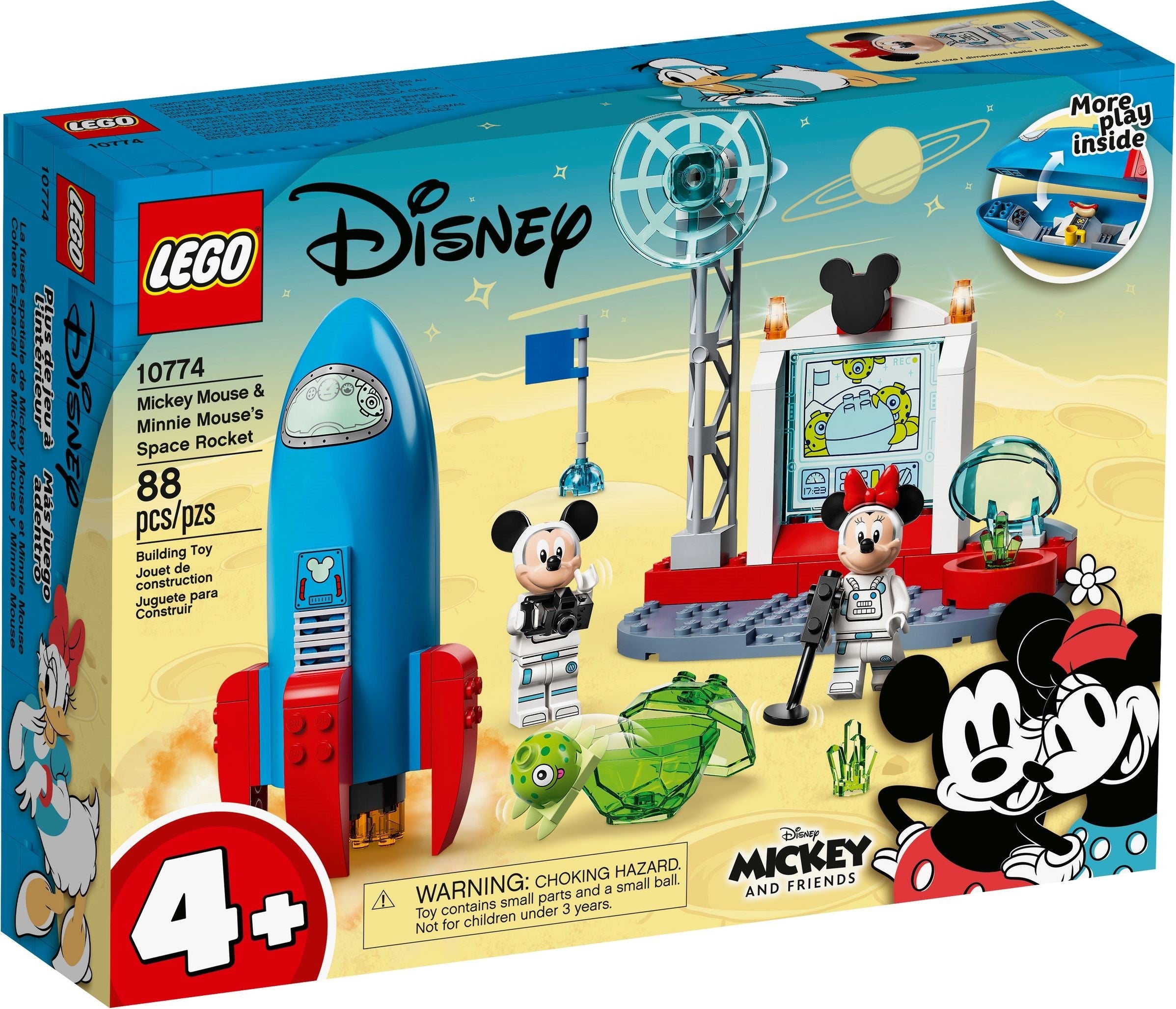 LEGO Disney Mickys und Minnies Weltraumrakete 10774