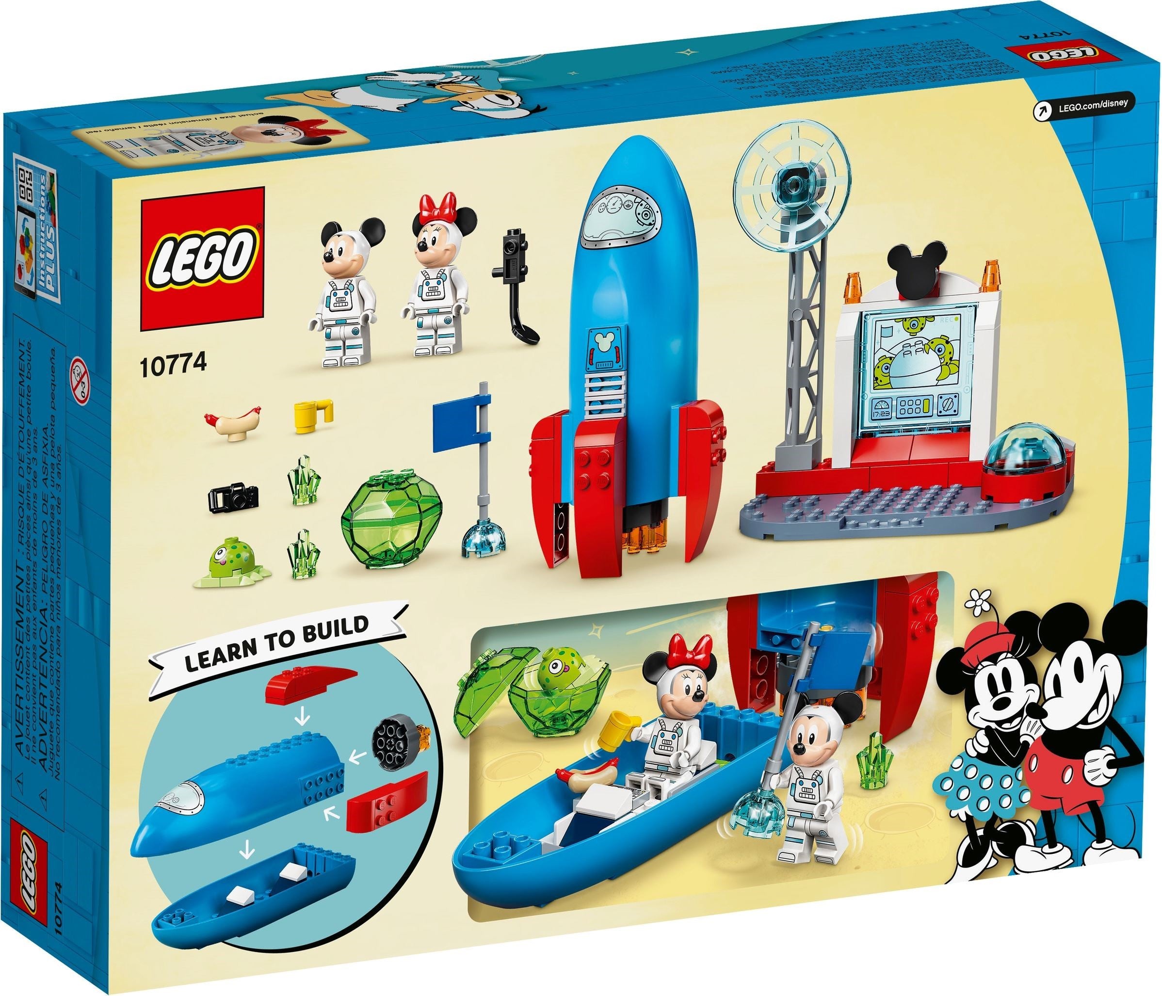 LEGO Disney Mickys und Minnies Weltraumrakete 10774