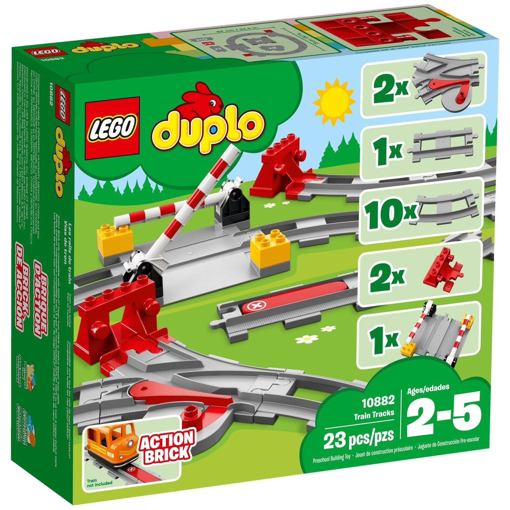 <transcy>LEGO DUPLO Ensemble d'accessoires pour rails 10882</transcy>