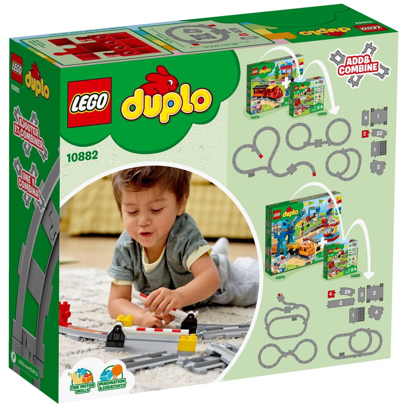 <transcy>LEGO DUPLO Ensemble d'accessoires pour rails 10882</transcy>
