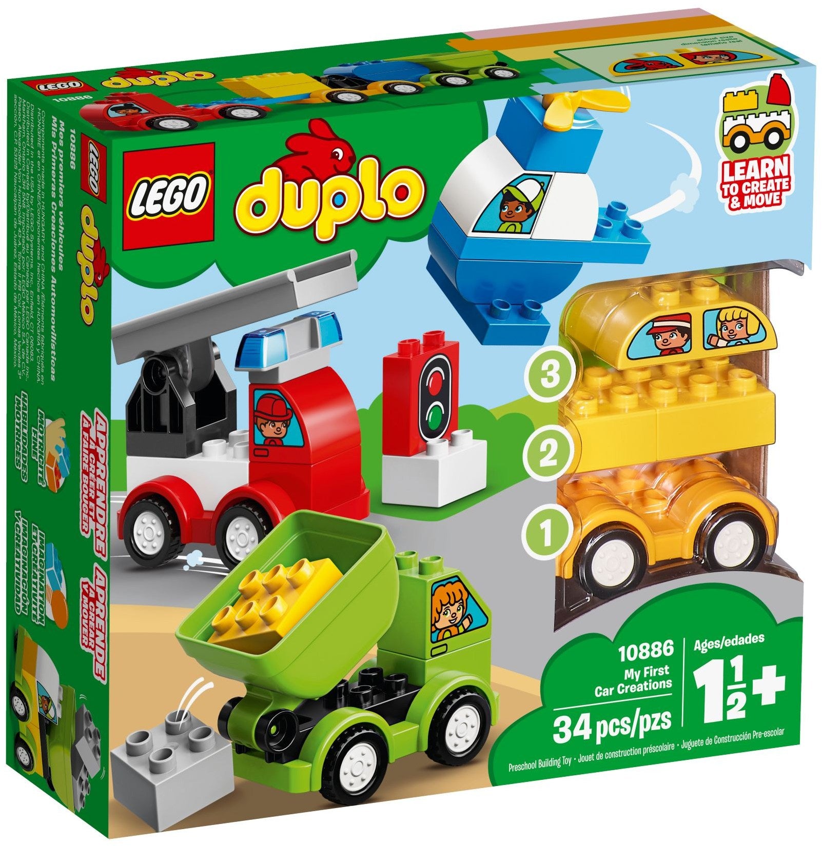 LEGO DUPLO Meine ersten Fahrzeuge 10886