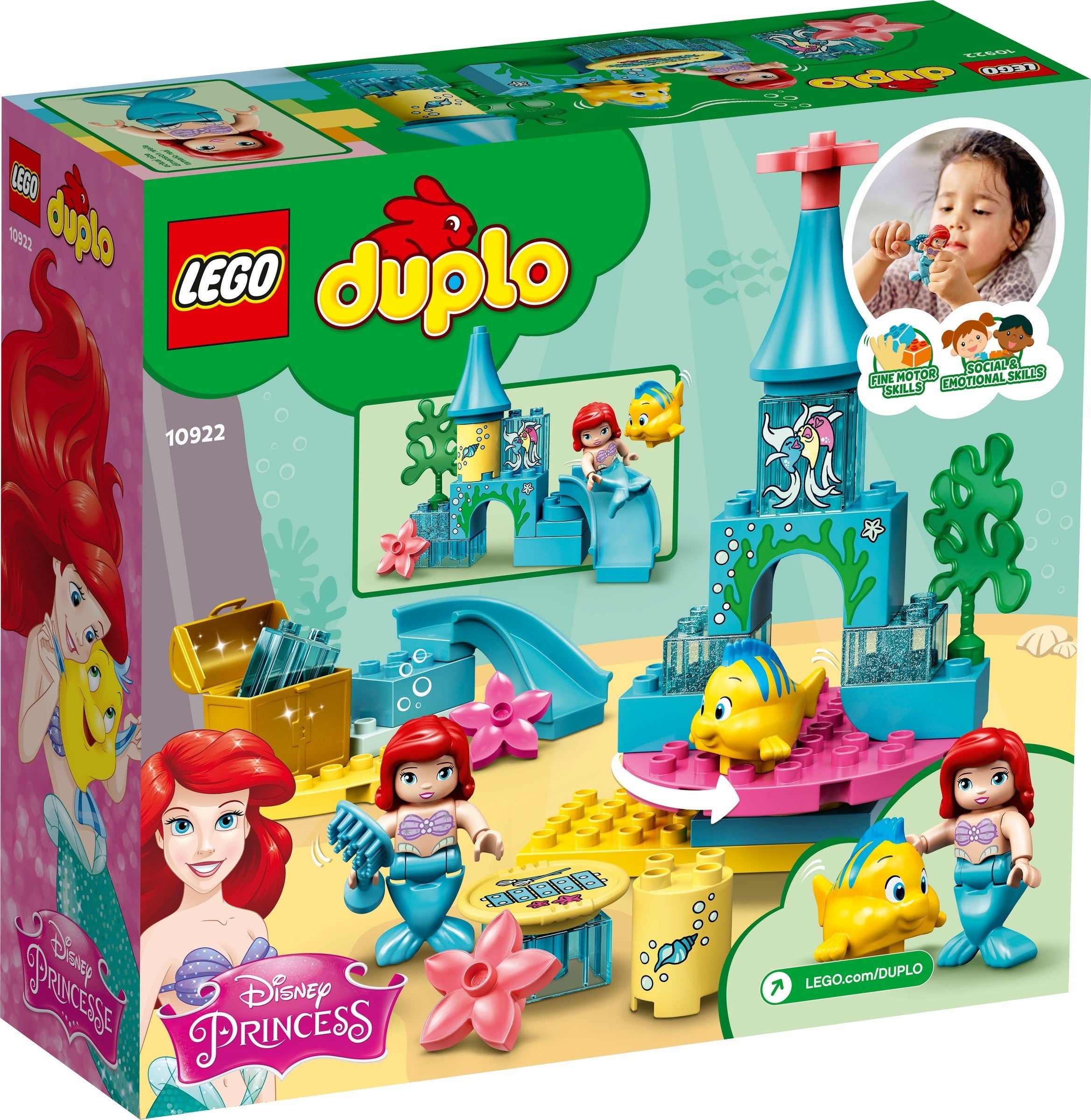 LEGO DUPLO Le château sous-marin d'Ariel 10922