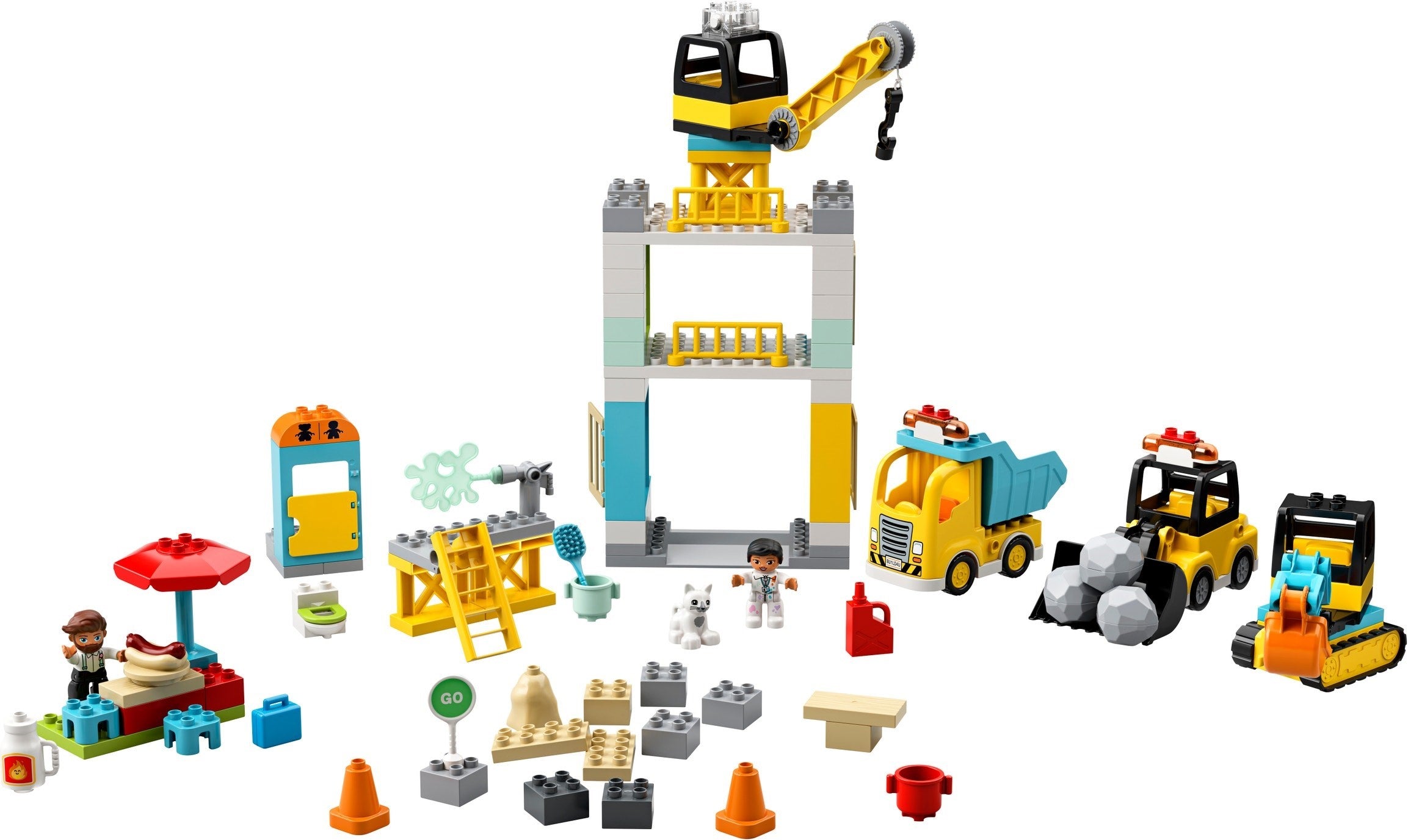 <transcy>LEGO DUPLO Grand chantier avec son et lumière 10933</transcy>