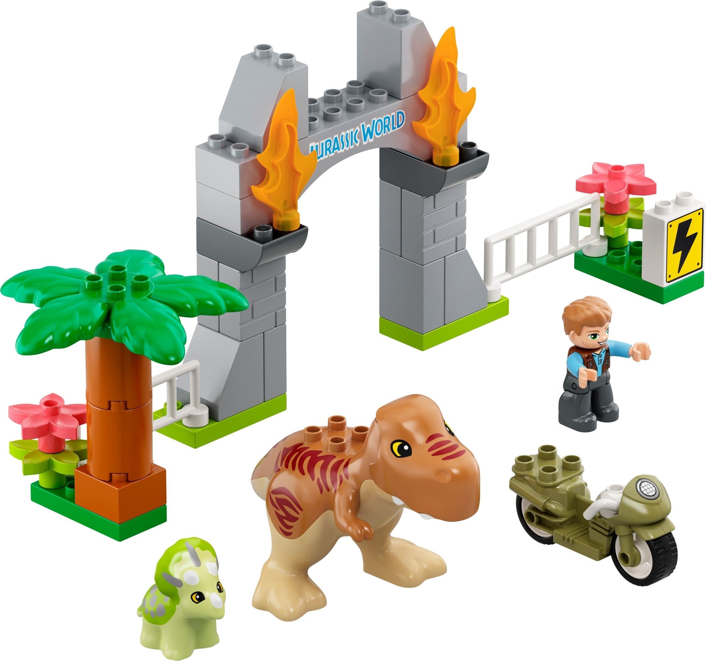 LEGO DUPLO épidémie de T-Rex et Triceratops 10939