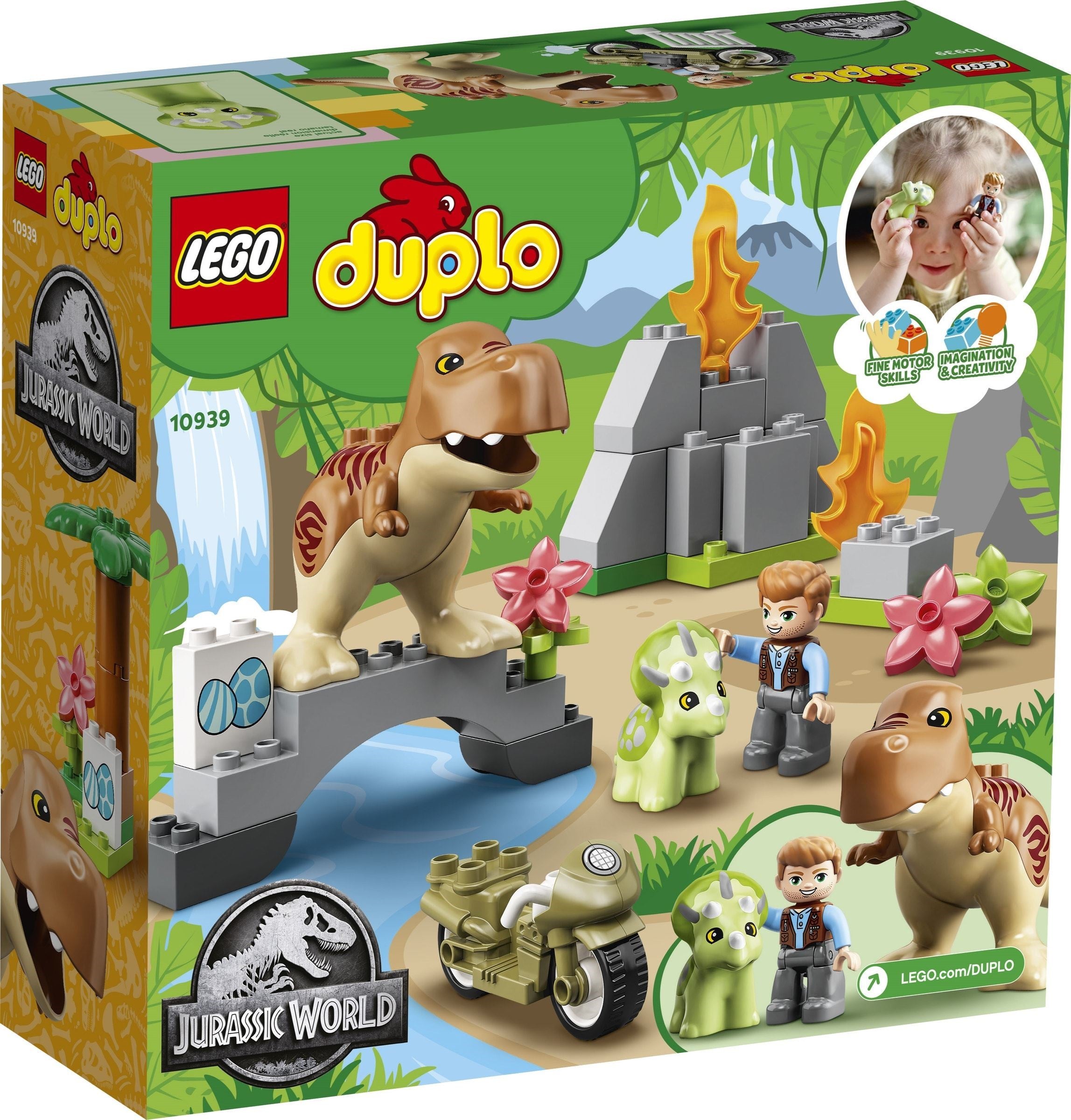 LEGO DUPLO épidémie de T-Rex et Triceratops 10939