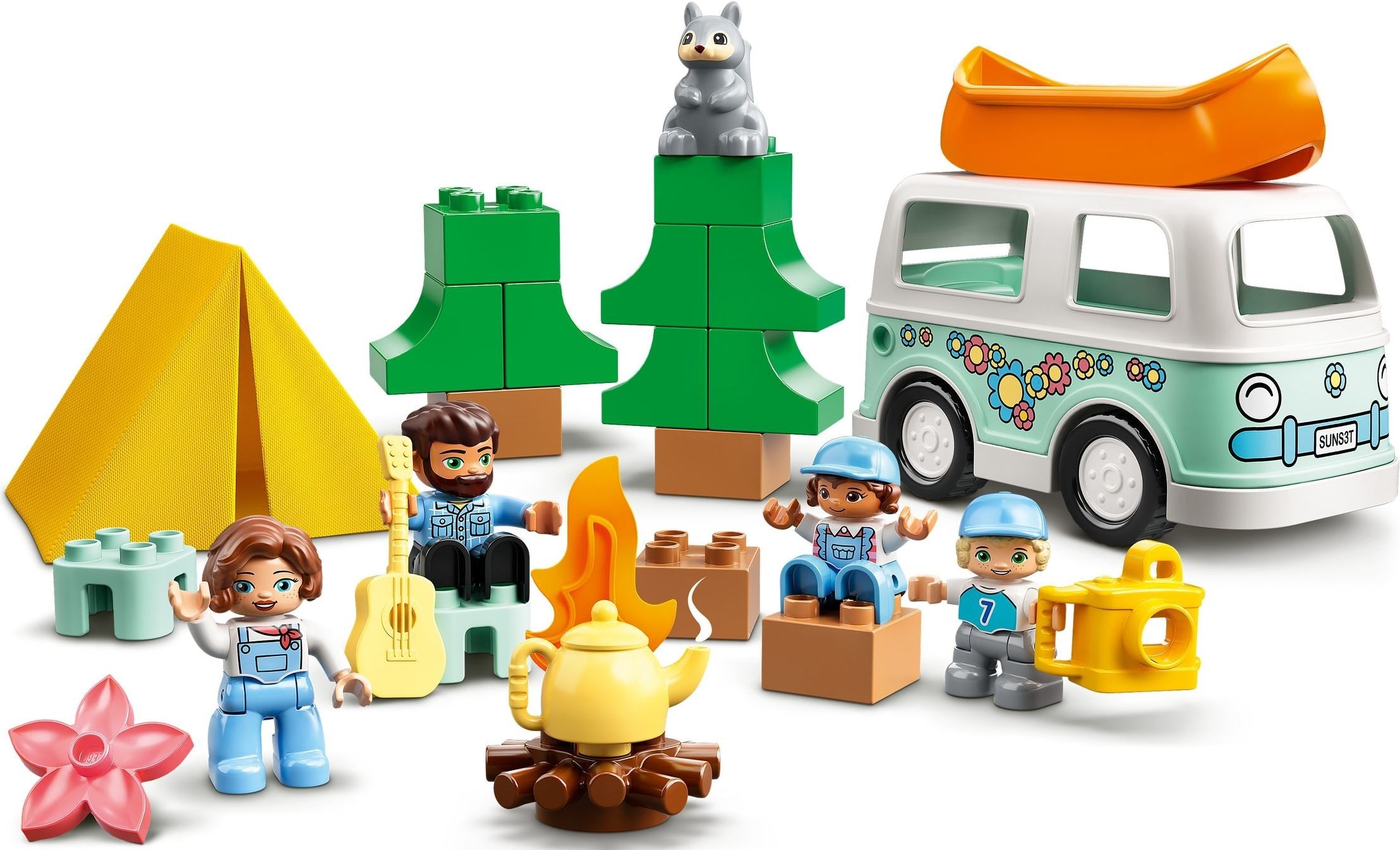 LEGO DUPLO Familienabenteuer mit Campingbus 10946